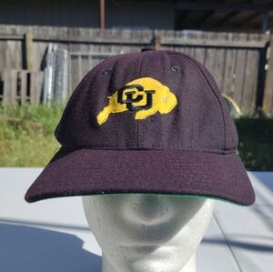 Colorado Buffaloes Vintage Cap Made in USA NCAA Football Legacy. Snapback